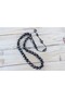 Oltu Stone Prayer Beads with Allah Muhammad Written on Them - 8
