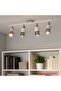 Lotus 4-Piece Decorative Chrome Plated & White Movable Wall Sconce (Daylight Led Bulbs Included)
