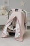 100% Cotton Multi-Purpose Double Layer Knitted Piqué/Muslin Stroller Cover & Cushion