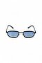 نظارة شمسية مستطيلة للجنسين LUXEN Edge، بحماية UV400، بأذرع معدنية - POPULAR / REN EYEWEAR - 5