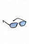 نظارة شمسية مستطيلة للجنسين LUXEN Edge، بحماية UV400، بأذرع معدنية - POPULAR / REN EYEWEAR - 4