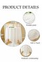 White Round Tablecloths Polyester Table Cloth Bulk Washable Polyester Fabric Tablecloths Table - 7