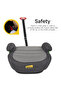 I-Size Booster Seat for Car with ISOFIX, 125-150cm, Black - 6
