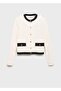 Contrast Cotton Cardigan - 3