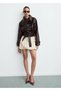 Leather Look Flap Maxi Jacket - 2