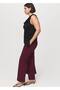 Straight-Cut Fabric Trousers - 5