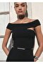 Long Jumpsuit with Asymmetrical Neckline - 6