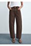 High-Waisted Barrel Jeans