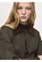 Velvet Collar Denim Parka - 6