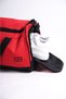 Large Size Unisex Red Sports Fitness and Travel Bag with Shoe Compartment Thermos - 8