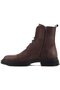 - Brown Leather, Lace-Up, Zippered Men's Boots 102-6051-10201 - 3