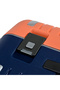 Vertica Hard Case Travel Bag Cabin Luggage Trolley Suitcase With Tsa Lock B0006M DarkBlue Orange - 5