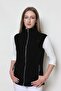 Women's Fleece Vest Black - 3