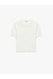 Half Button Short Sleeve Knitwear Polo Neck Sweater - 3