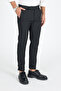 Men's Black Quality Stretchy Lycra Ankle Length Relaxed Fit Slim Fit Fabric Pants - 4