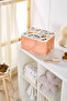 Safari Animals Series Mini Pouch - Zippered Children's Room Organization Fabric Storage Organizer 30X22X18Cm - 7