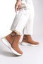 Nyloveth Women's Fur Lined Boots 0012162 Tan Suede - 4