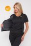 Unisex Thermal Suit Sauna Leggings and Short Sleeve Maximum Perspiration Clothing with Zipper - 5