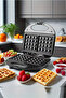 2 Slice Waffle Maker with Non-Stick Plate
