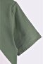 Boys' Button Collar Short Sleeve T-Shirt Set of 2 Khaki-White - 5