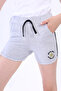 Girls' Shorts with Star Emblem Embroidery - 4
