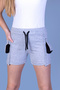 Girl's Shorts with Two Side Pocket Detail