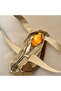 Crossbody Shoulder Bag - Beige Waxed Canvas Medium Size Satchel Bag - 4