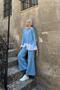 Turuva Shirt Detailed Knitwear Set Baby Blue - 4