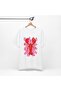 Heart and Lobster Patterned Unisex Oversize T-Shirt - 4