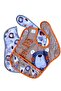 Liquid Proof Set of 2 Food Drooling Bib - 2