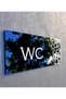 Black Pearl Series Silver Wc Direction Sign - 5