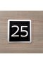 Apartment Door and Unit Number - Office Numbers 12x12cm - 5