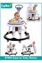 3 in 1 Baby Walker With Parent Push Handle, Children Walkers with Wheels, Adjustable Height Multifun