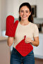 Oven Mitts Oven Holder Premium Heat Proof Kitchen Glove Holder Heat Resistant Gloves - 3