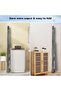 Clothes Drying Rack for Laundry, Stainless Steel Garment Rack Adjustable and Foldable Spac - 4
