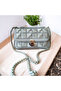 Canvas Model Knitted Handbag - 7