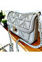 Canvas Model Knitted Handbag - 4