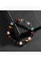 Tiger's Eye-Burgundy Garnet Garnet-Krizochol Natural Stone Men's Bracelet - 6