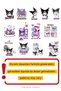 Kuromi White Matte Opaque Pantyhose All Ages Children/Teenager/Adult Series - 2