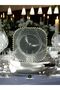 Newhera Model Gold Leaf Transparent Plate (6 Pieces)