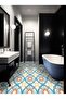 K-38 Self Adhesive Foil Tile Waterproof Kitchen Bathroom Floor Covering 30X30 cm (4 Pcs) - 5