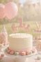 Pink 1 Year Old Cake Topper Character Set Ornament