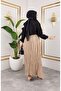 Wrinkled Linen Skirt - 3