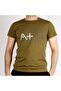 A+ Marche Men's Khaki Printed T-Shirt 312-Marche