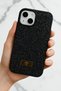 Compatible with iPhone 13 / 14 / 15 – Diamond Design, Black Stone, Sparkling Diamond Silicone Case - 7