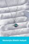 Blue Saturn Silver Planet Necklace |   Mother's Day Gift |   Woman