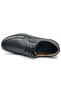 Ihlara Genuine Leather Orthopedic Comfort Men's Casual Shoes Black - 5