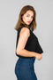 Muslin Cross Back Blouse - 5