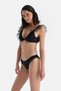 Black Triangle Wide Bikini Top - 3