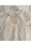 Baby Cream Vintage Dress Set - 3